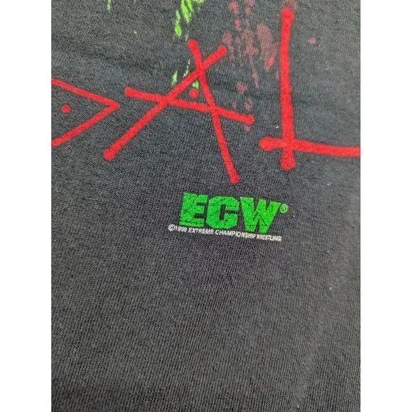 Sabu ECW Extreme Championship Wrestling T Shirt Mens‎ XXL Black Homicidal RARE - Picture 12 of 14